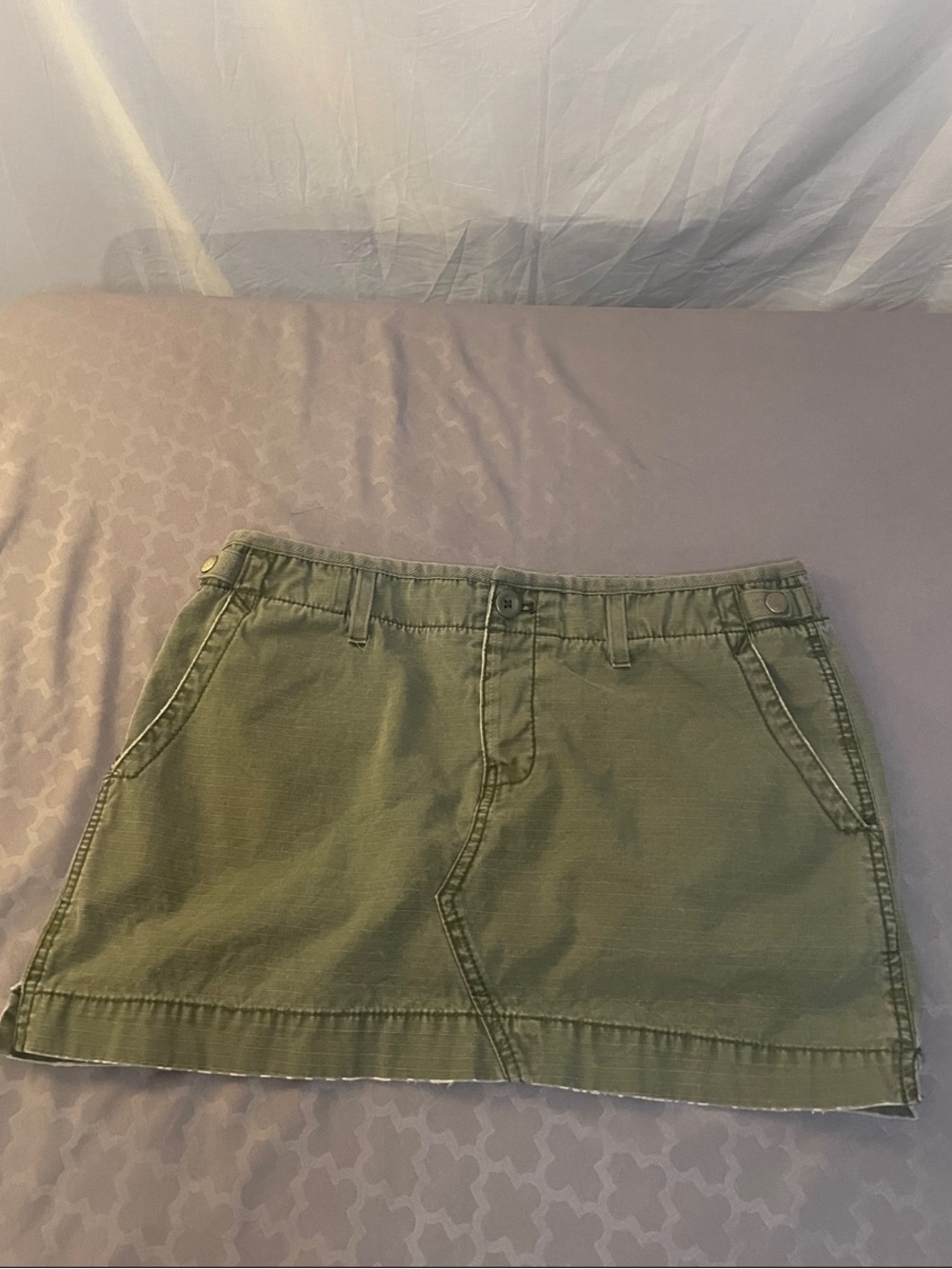 American Eagle Outfitters Olive Green Mini Skirt